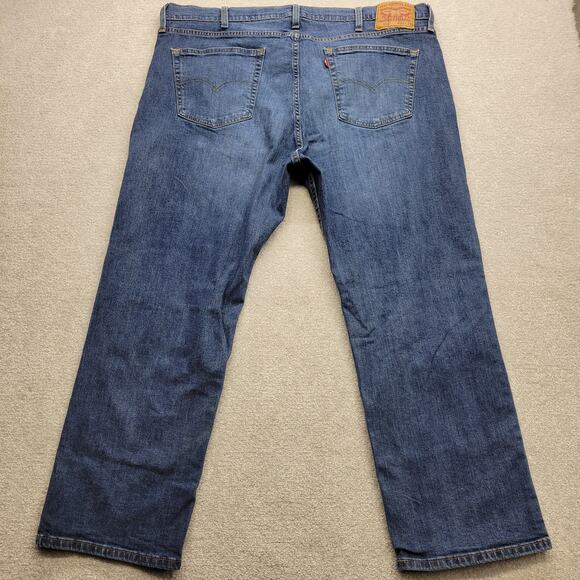 Levi Strauss 559 Men’s 42x29 Relaxed Straight Stretch Jeans Medium Wash Flex - Picture 2 of 10